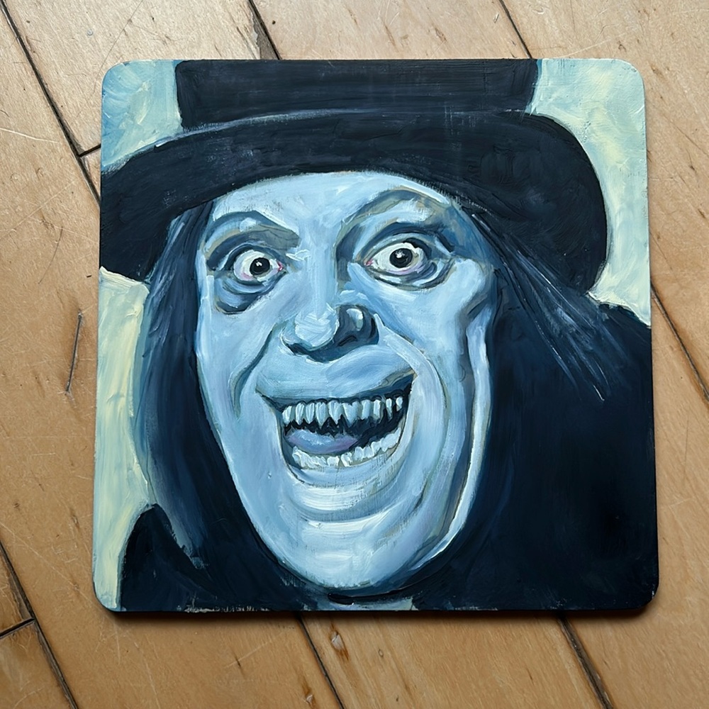 Lon Chaney as Mr Hyde oil painting